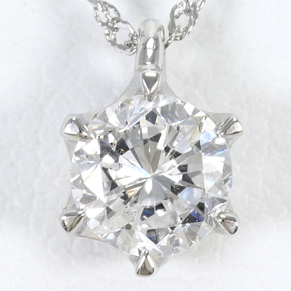 VINTAGE 18k Silver Diamond Necklace